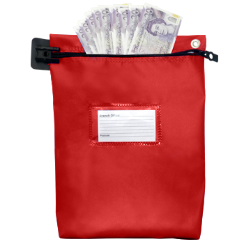 Cash Bag Large Red